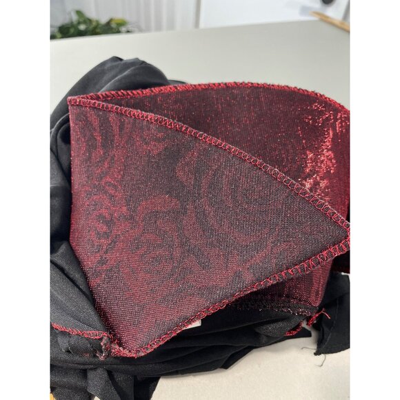 Fun World Classy Vamp Vampire Costume Size Small Medium Black Red Halloween NEW - Picture 9 of 11